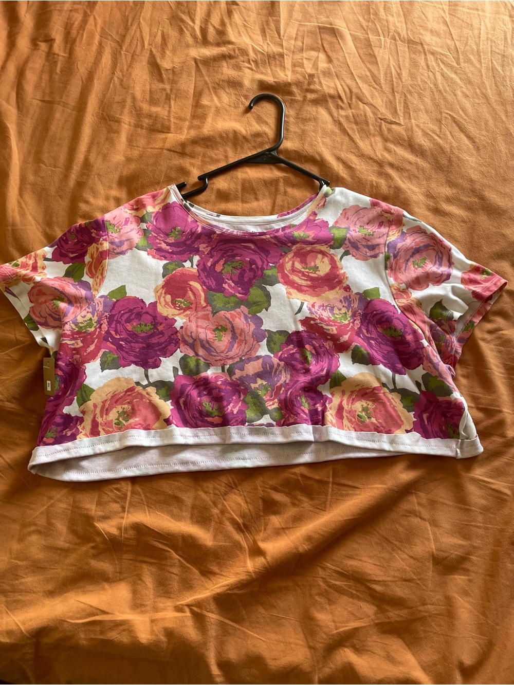 Floral Crop Top - Picture 1 of 3